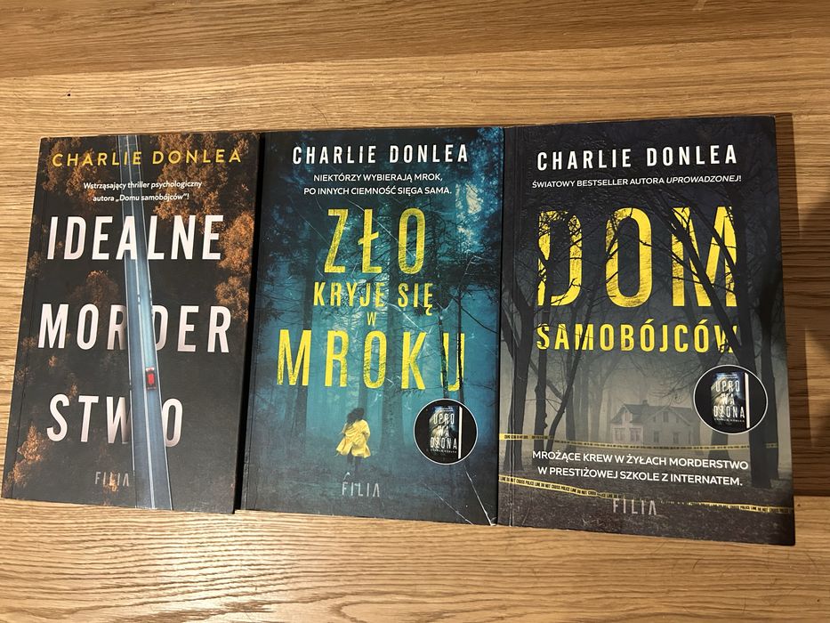 Charlie Donlea - Dom samobójcow, idealne morderstwo, zło kryje się