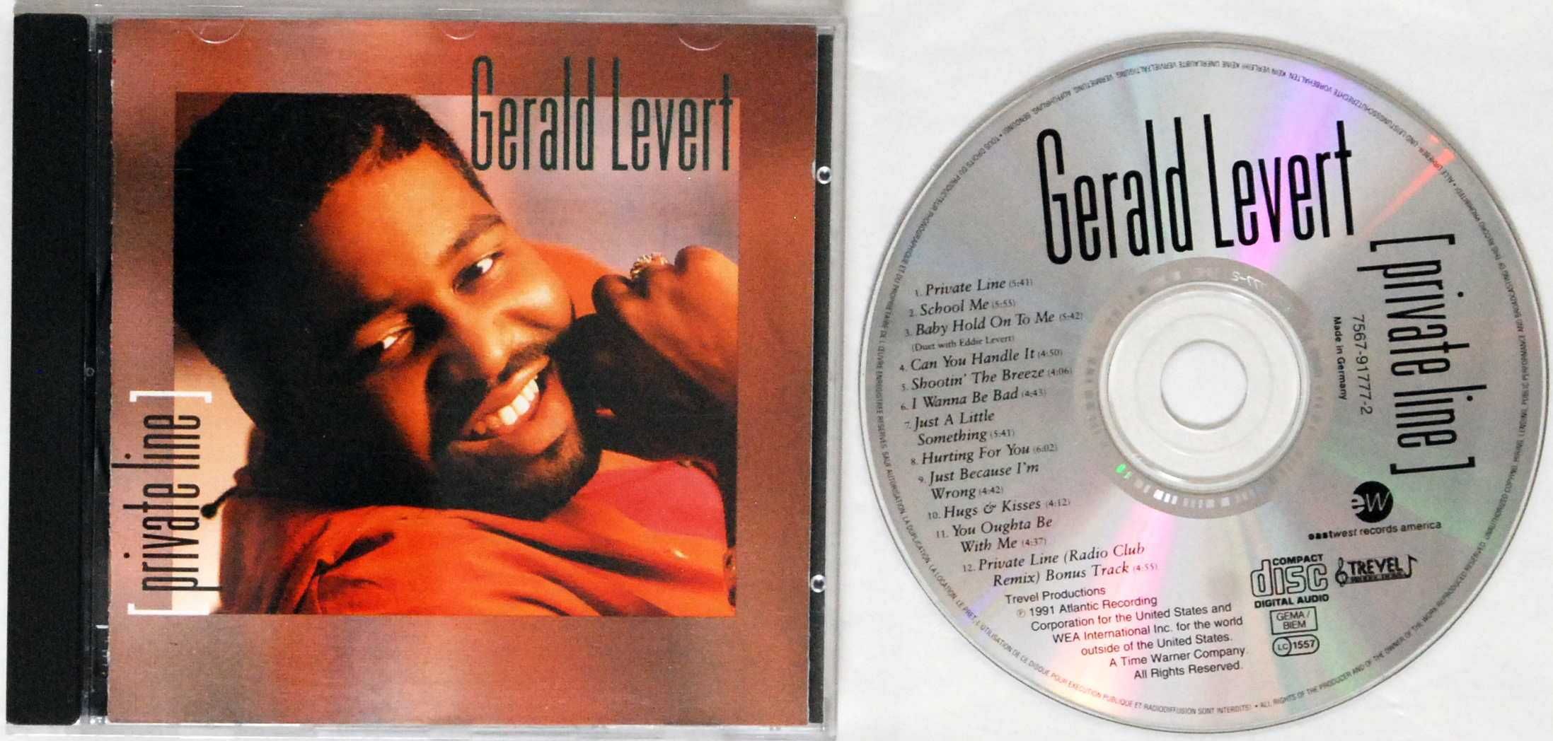 (CD) Gerald Levert - Private Line