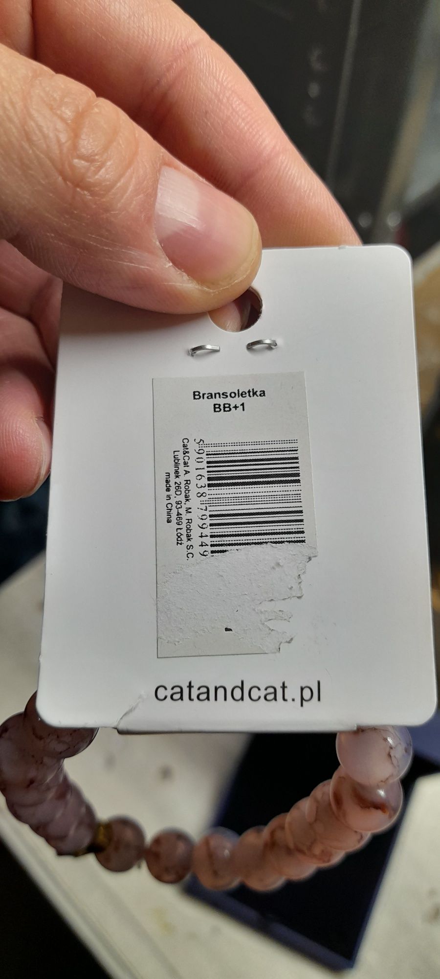 Biżuteria cat cat różowa nowa