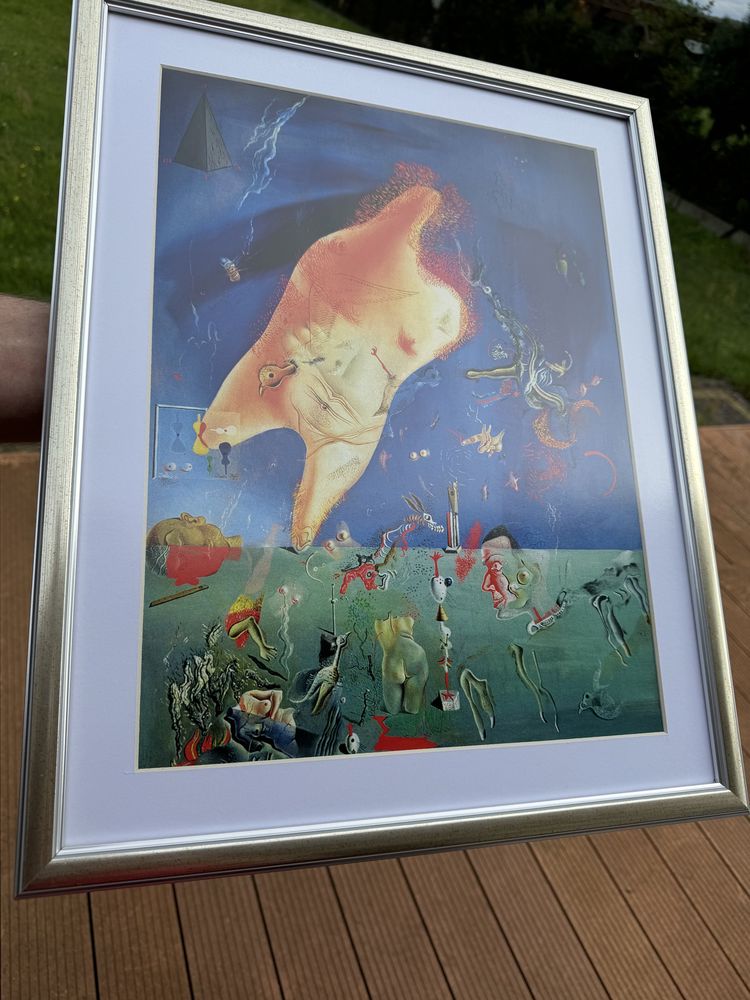 Obraz Salvador Dali w szkle antyrefleksyjnym