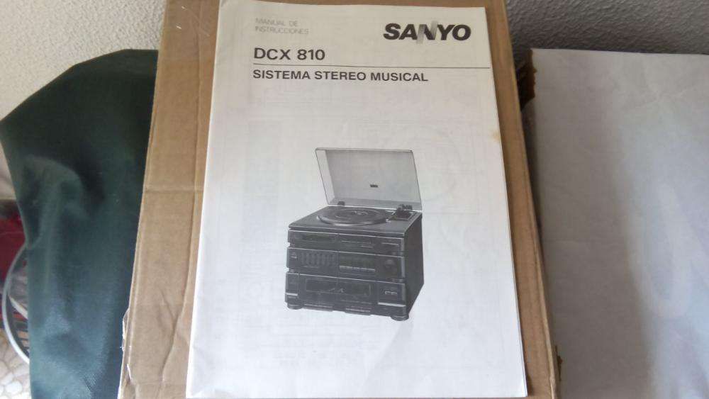 Manual Instruções Sistema Stereo Musical Sanyo DCX 810