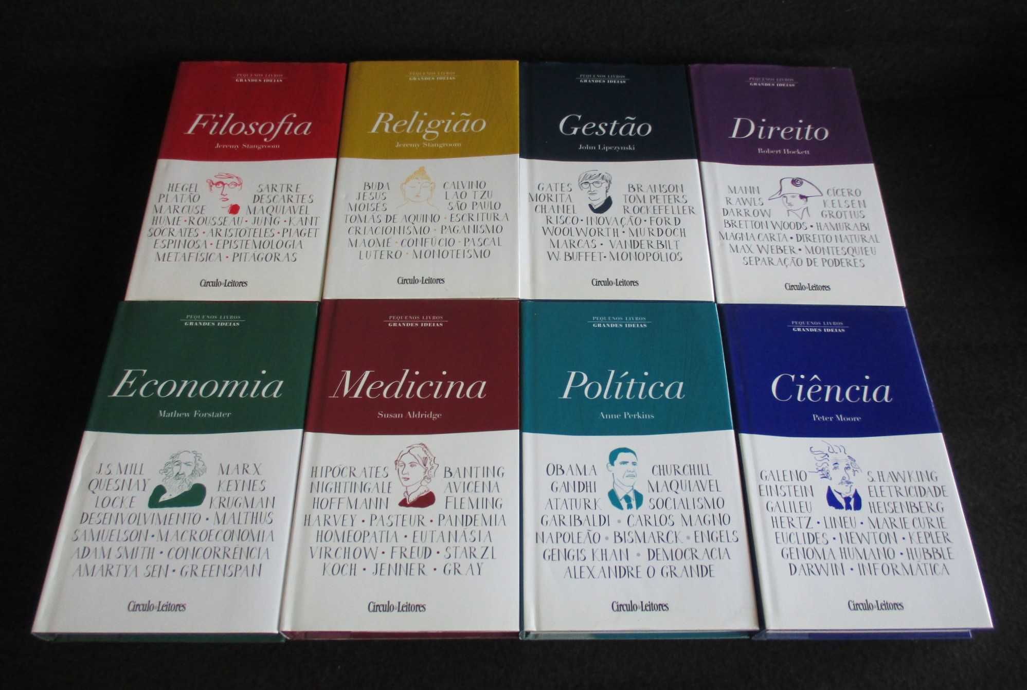 Colecção Pequenos Livros Grandes Ideias 8 Volumes Completo