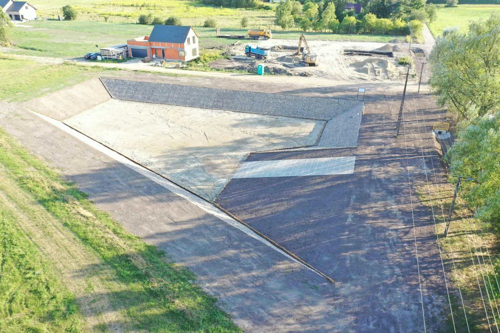 Kopanie i odmulanie stawów, wynajem koparki long reach MAZOWIECKIE