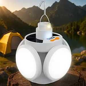 Мощный фонарь на солнечной батарее BL-2029 с 5 режимами света