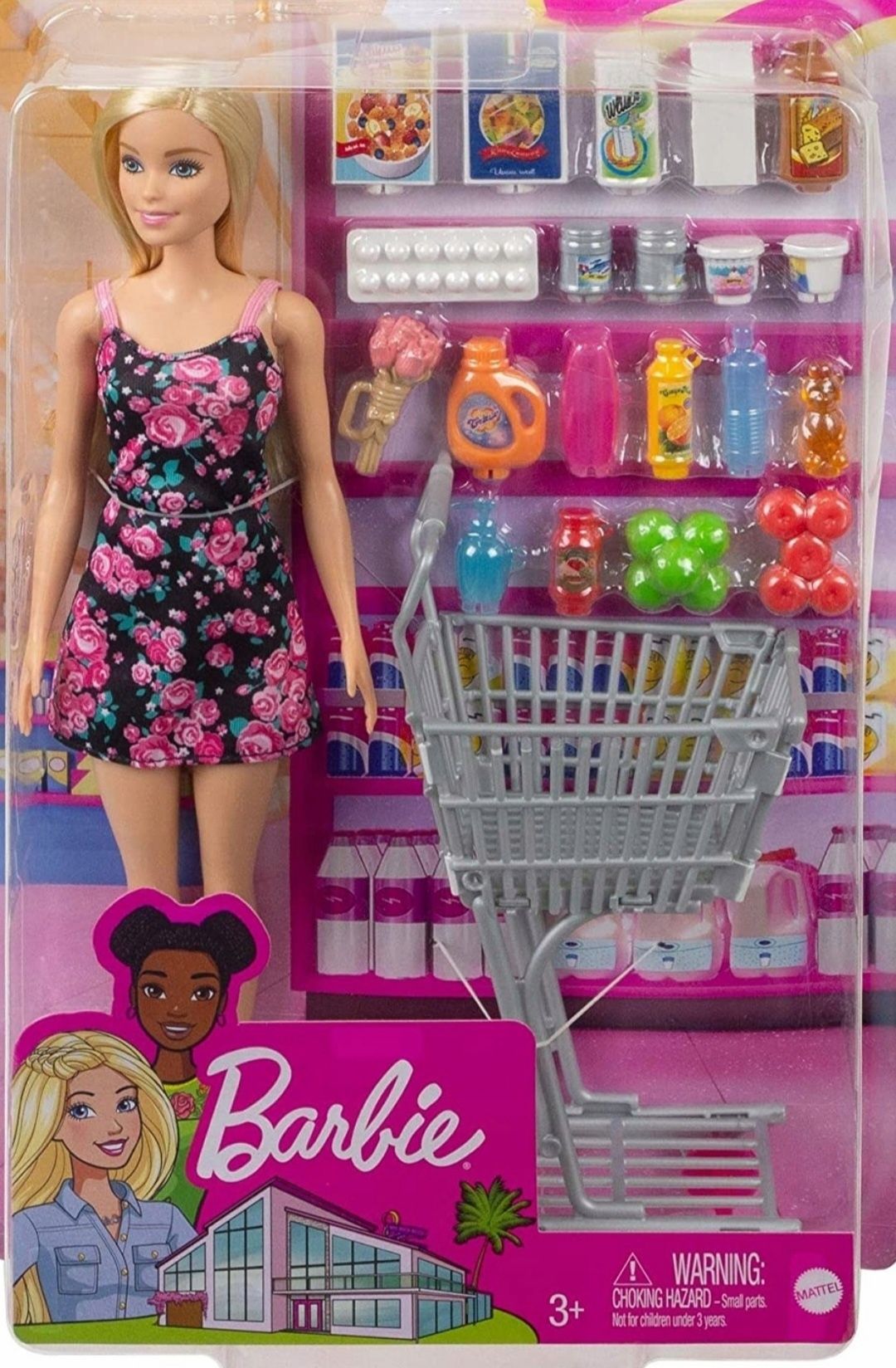 Barbie lalka barbie na zakupach zestaw