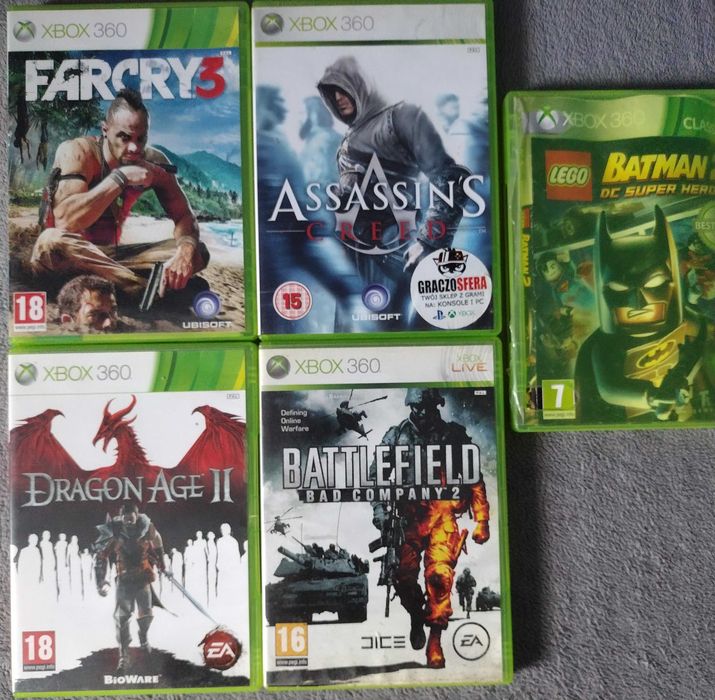 Gry na Xbox 360 różne