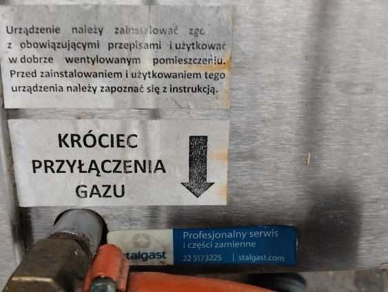 Piecyk gazowy dwupalnikowy gastronomiczny