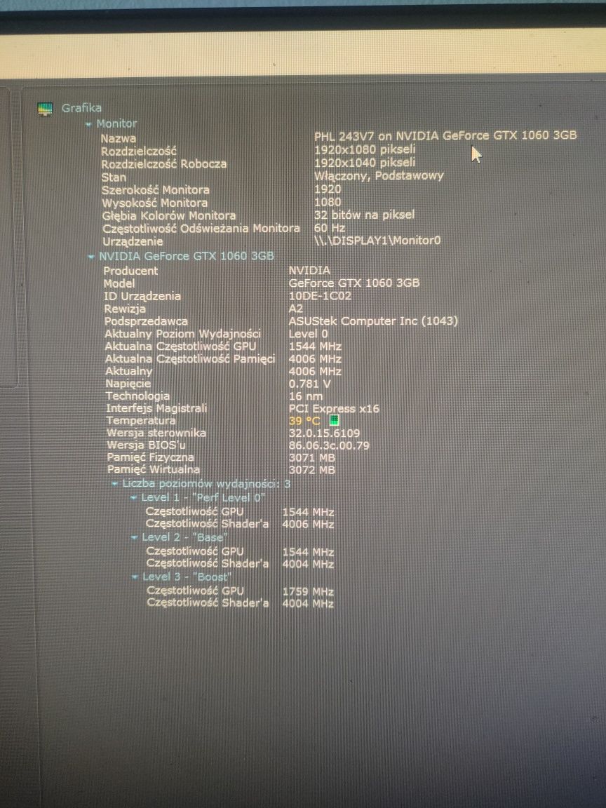 Karta graficzna NVIDIA GeForce GTX 1060 3GB