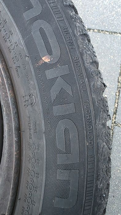 Koła Felgi Z Oponami Zimowymi 6,5Jx16 4x108 ET 20 Stalowe Kołpaki Grts