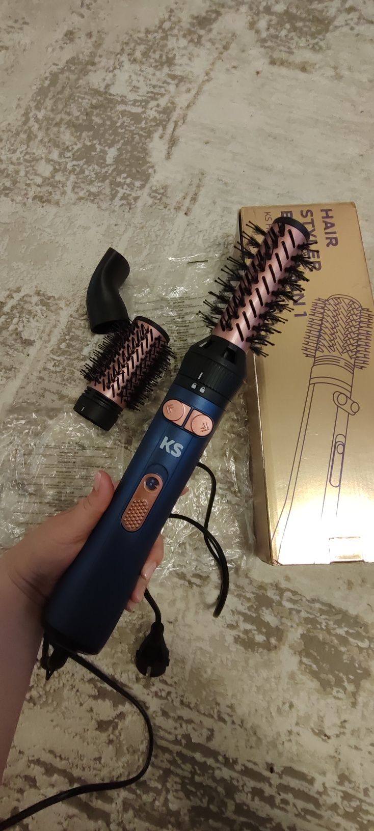 Фен-браш 3 в 1 KS Hair Styler Brush 3 in 1