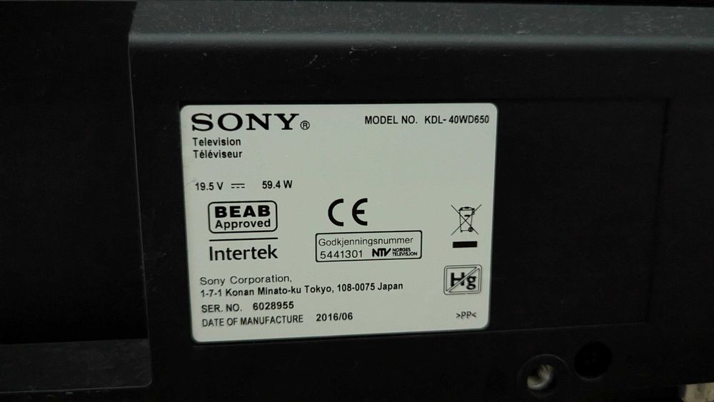 Televisão LED Sony 40 polegadas KDL-40WD650 + Chromecast