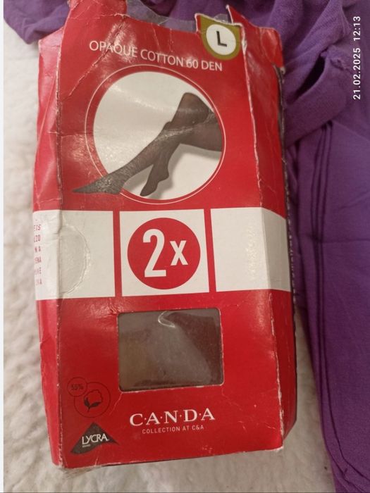 Новые немецкие колготки с коттоновой ниткой  размер М и Л