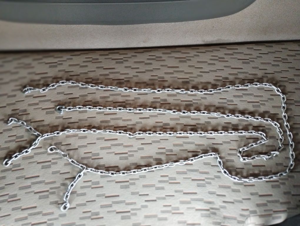 Łańcuch do huśtawki 200 cm z mocowaniem