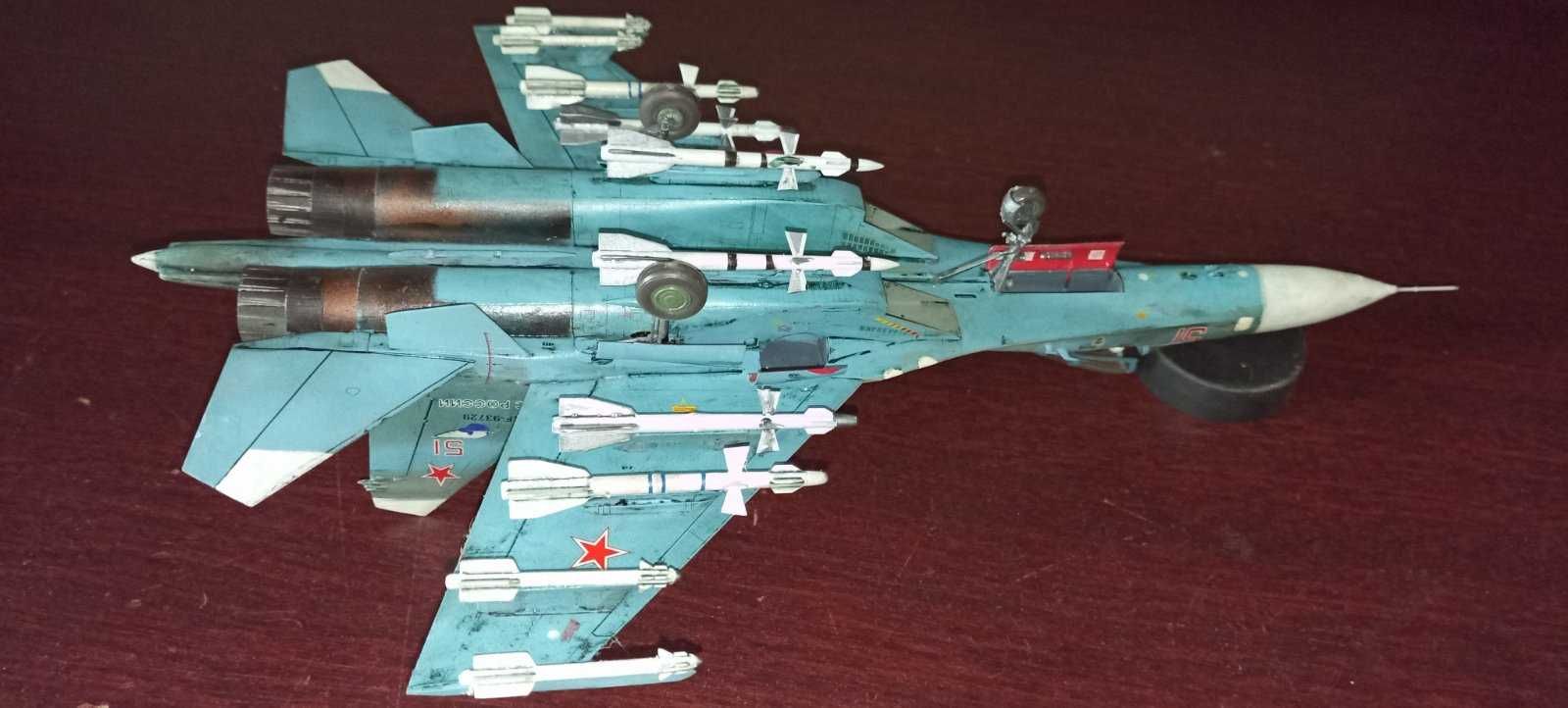 Модель самолета су-27 1:72