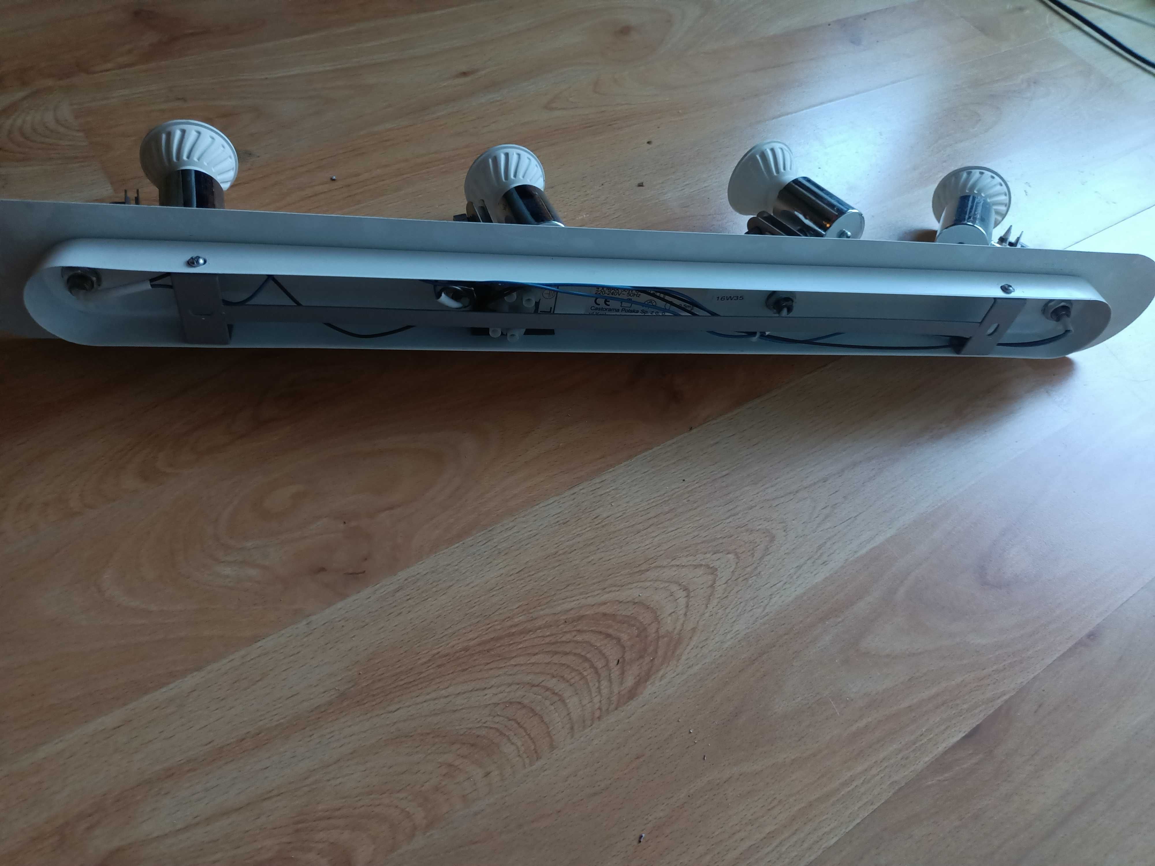 Lampa ścienno sufitowa, listwa, spot Colours z żarówkami.