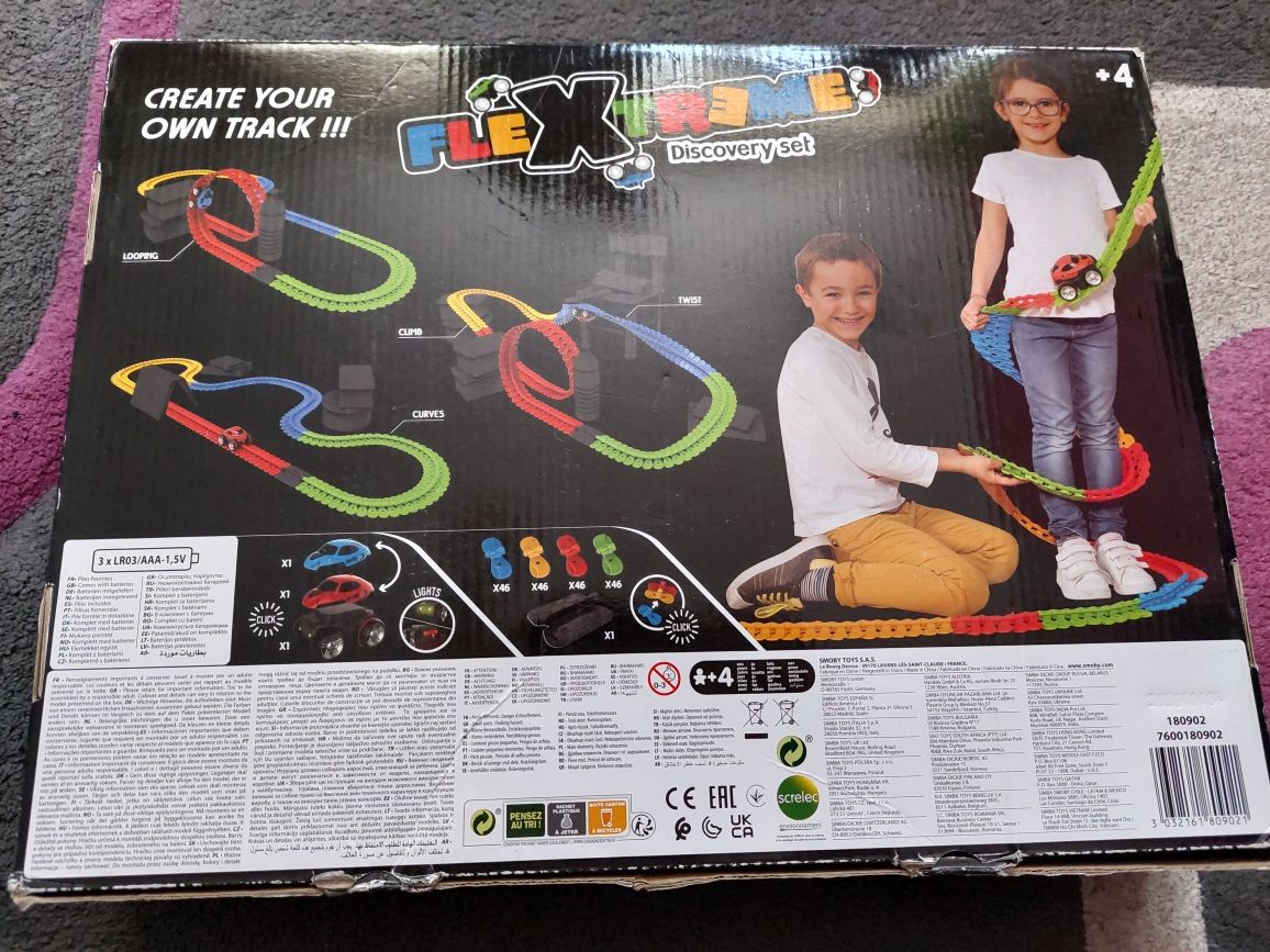 Flextreme discovery set Smoby 184 elementy