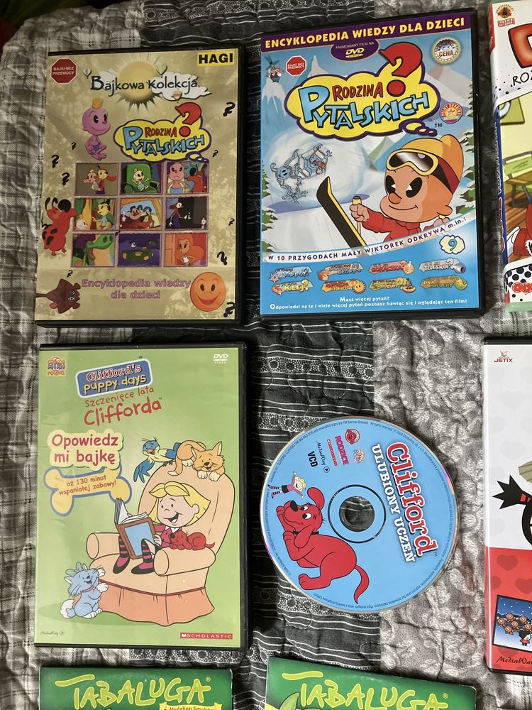 Dvd vcd cd Casper Pradawny Ląd Mia Dora Kot Oggy Hello Kitty Tabaluga