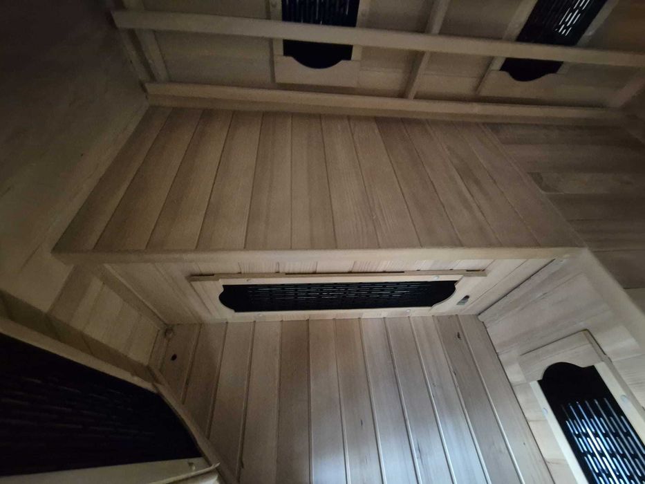 Sauna kabina infrared na podczerwień Artsauna 4os narożna bdb radio