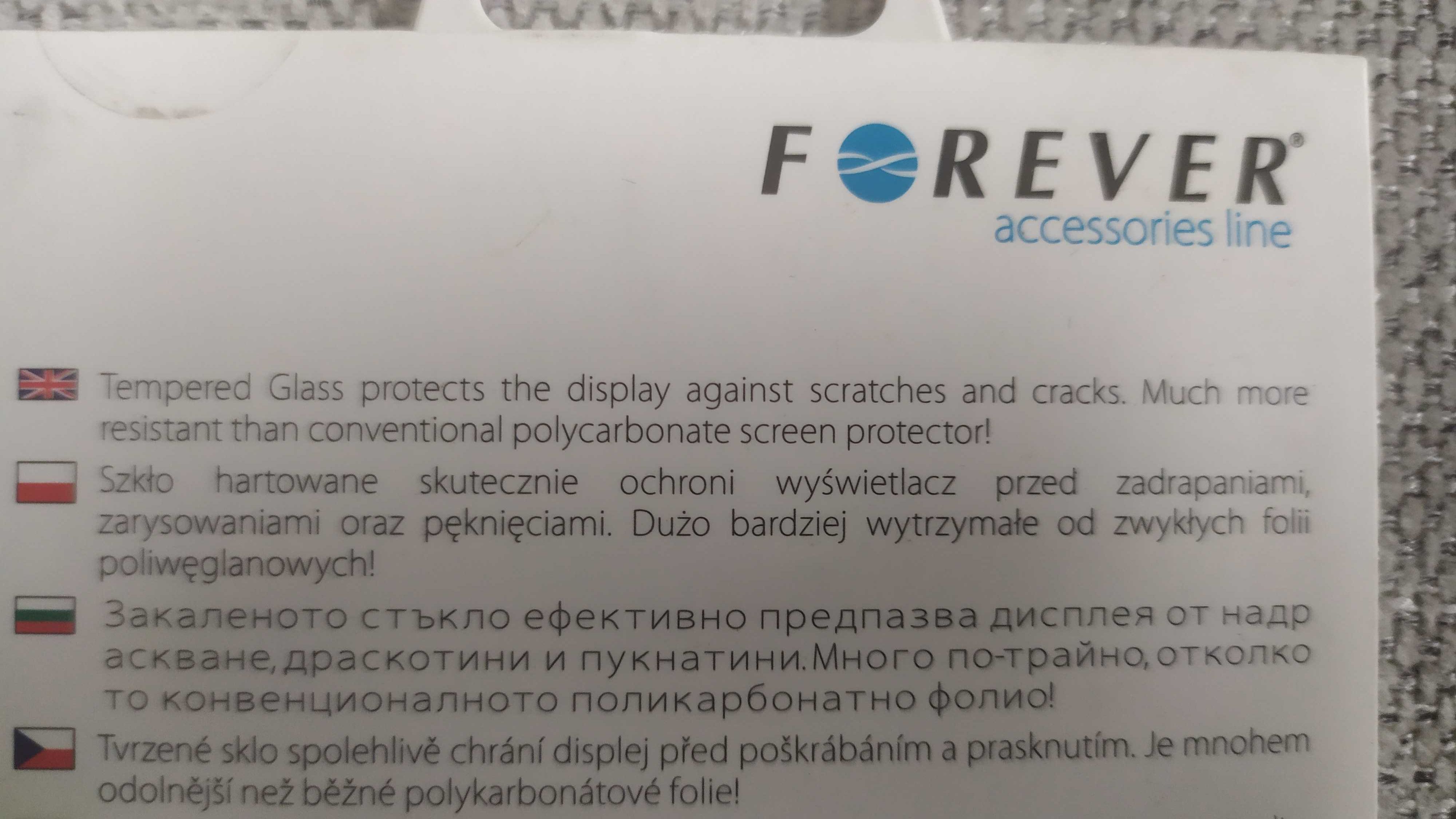 Nowa zapakowana szybka do telefonu smartfon Forever Glass Uniwersalny,