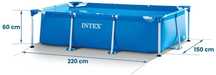 Basen stelażowy Intex prostokątny 220x150x60