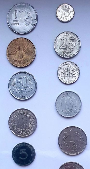 Іноземні монети світу.