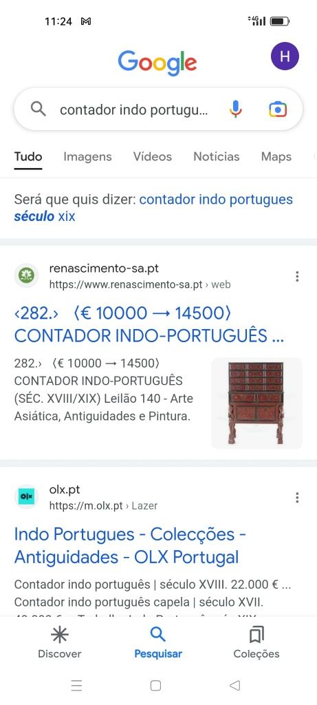 Contador Indo Português (Séc. XIX)