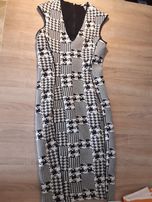 sukienka ołówkowa dekolt w szpic H&M rozm S
