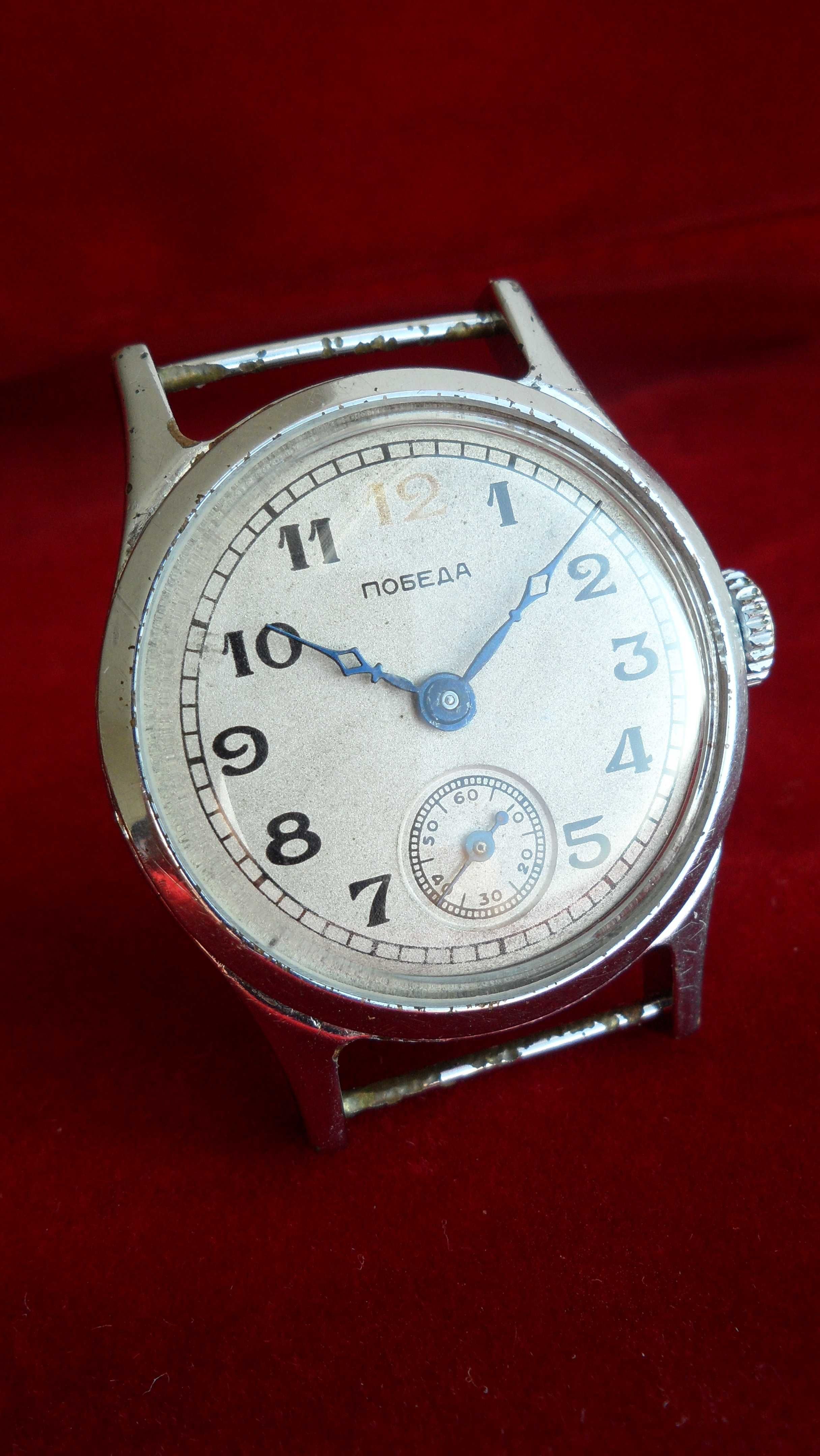 ПЕРВАЯ, после ВОЕННАЯ ПОБЕДА, СССР 50-х. часы мужские, механические.