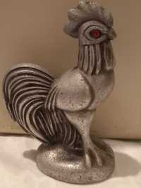 Galo de Barcelos em metal antigo de coleção em bom estado