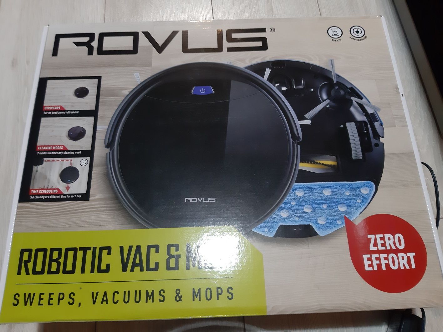 Rovus robotic vac & mop BL500N odkurzacz praktycznie nowy