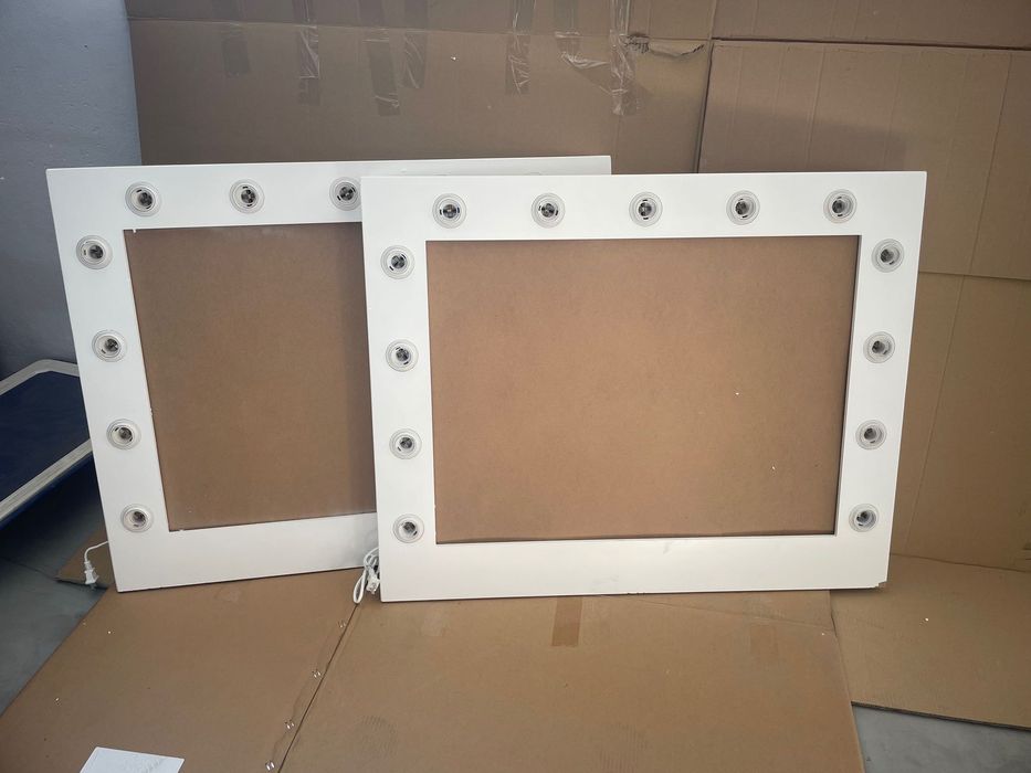 Rama lustro do makijażu wizażu toaletka LED 80x100cm 80x60cm