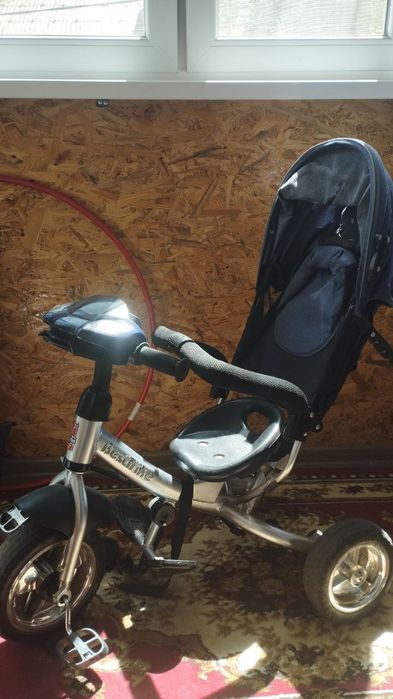 Велосипед детский с родительской ручкой