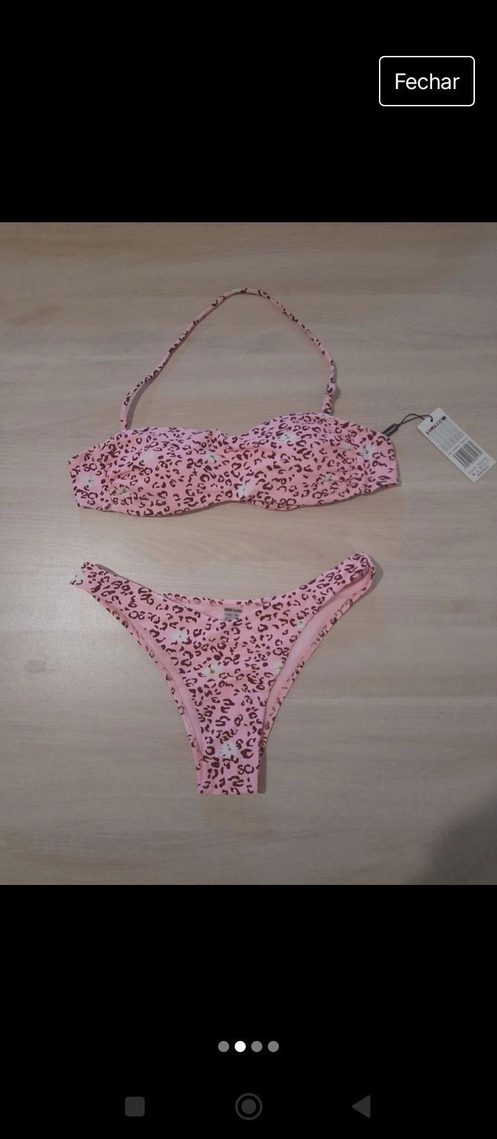 Bikini Flower Power Tamanho XXL Novo