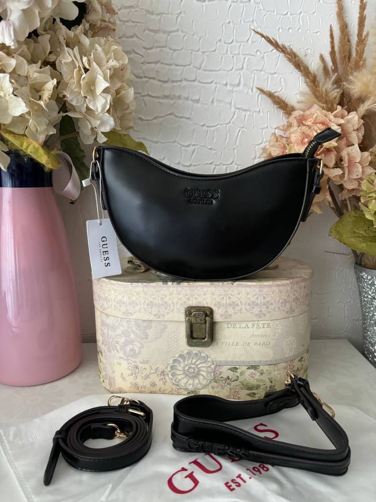 Сумка guess чорна жіноча