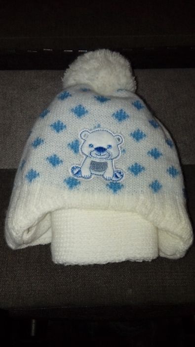 Czapka i szalik dla dziecka roz.38