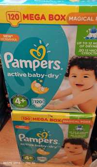 Pampers Active Baby-Dry rozm 4+ 120szt
