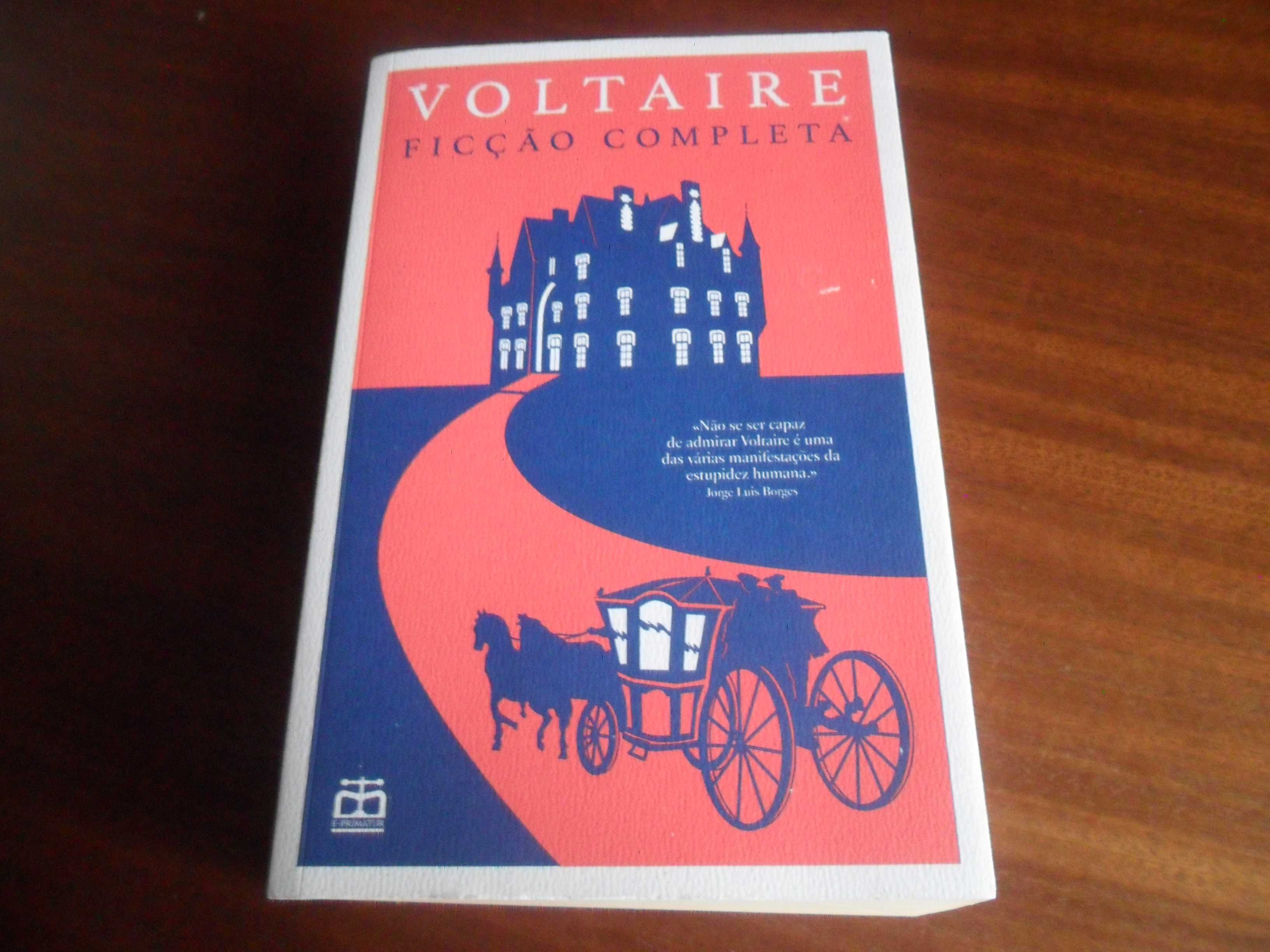 "Ficção Completa" de Voltaire - 1ª Edição de 2019