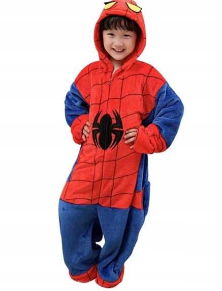 Spiderman Avengers Spider strój karnawałowy piżama kigurumi r.116/122
