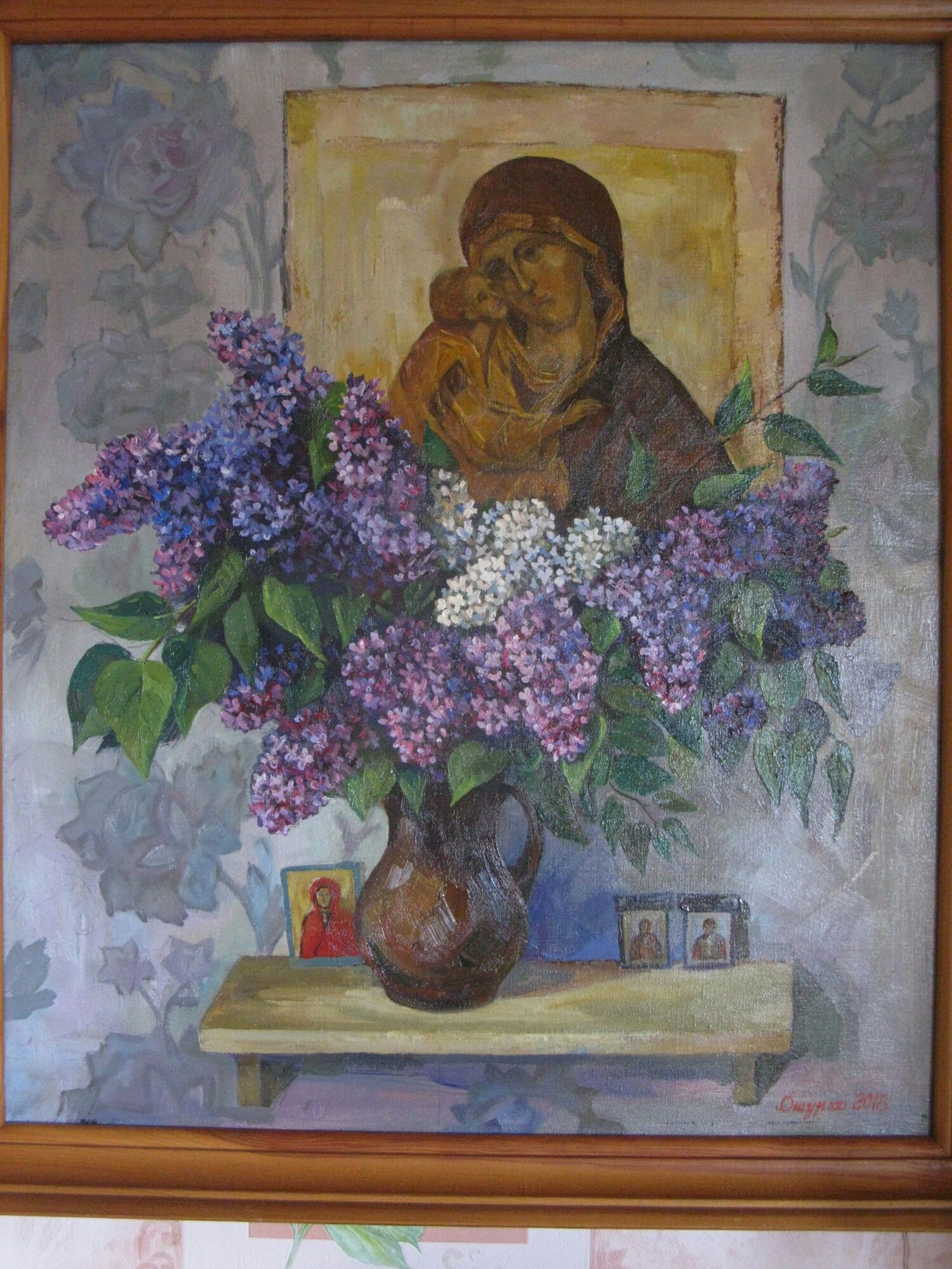 Картина маслом Портрет Ікона Ісус Подарок