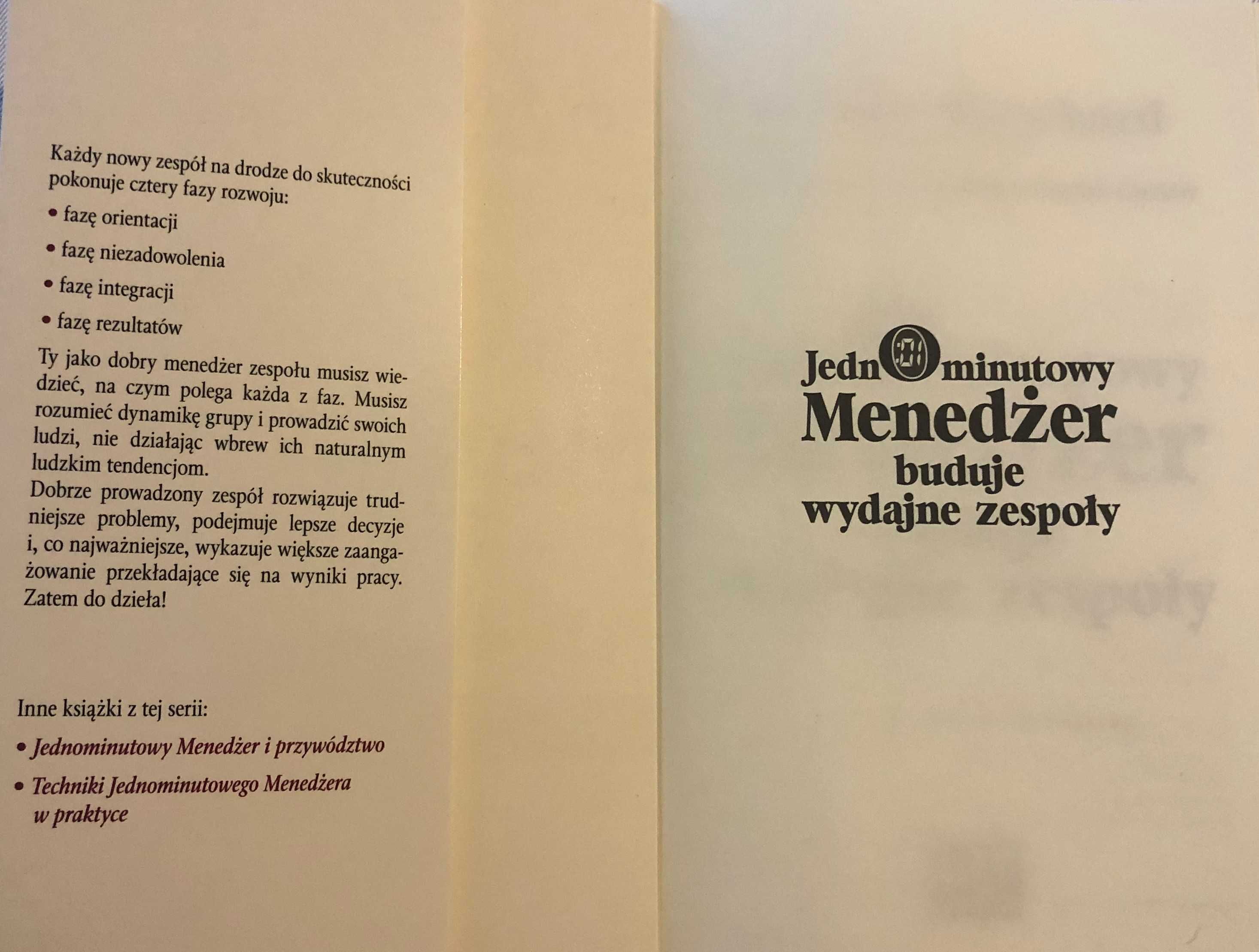 Jednominutowy menedżer i przywództwo-Dr Ken Blanchard.