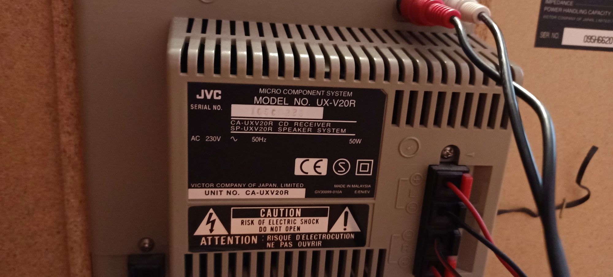 Wieża radio JVC UX-V20R sprawna