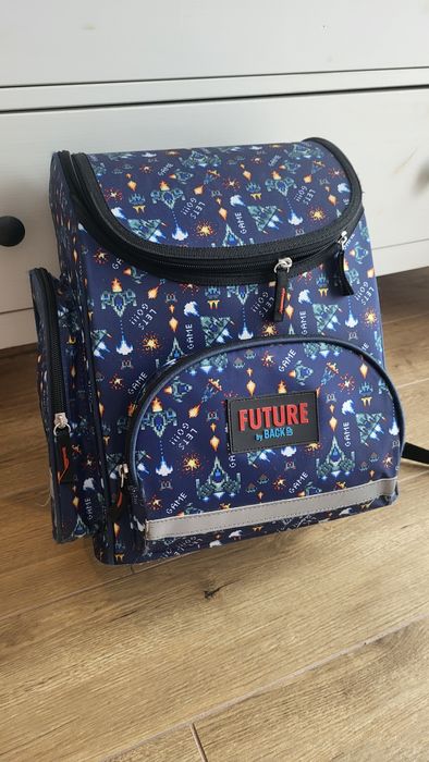 Tornister dla chłopca 1-3 Derform GAME ergonomiczny A4 odblaski kies