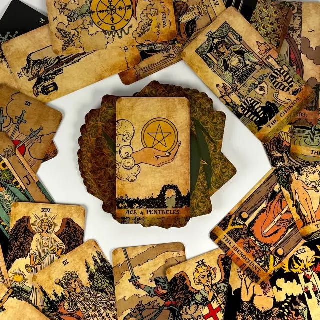 КРАФТОВОЕ ТАРО Райдера  Уэйта Винтажное Таро Пересылаю по Украине