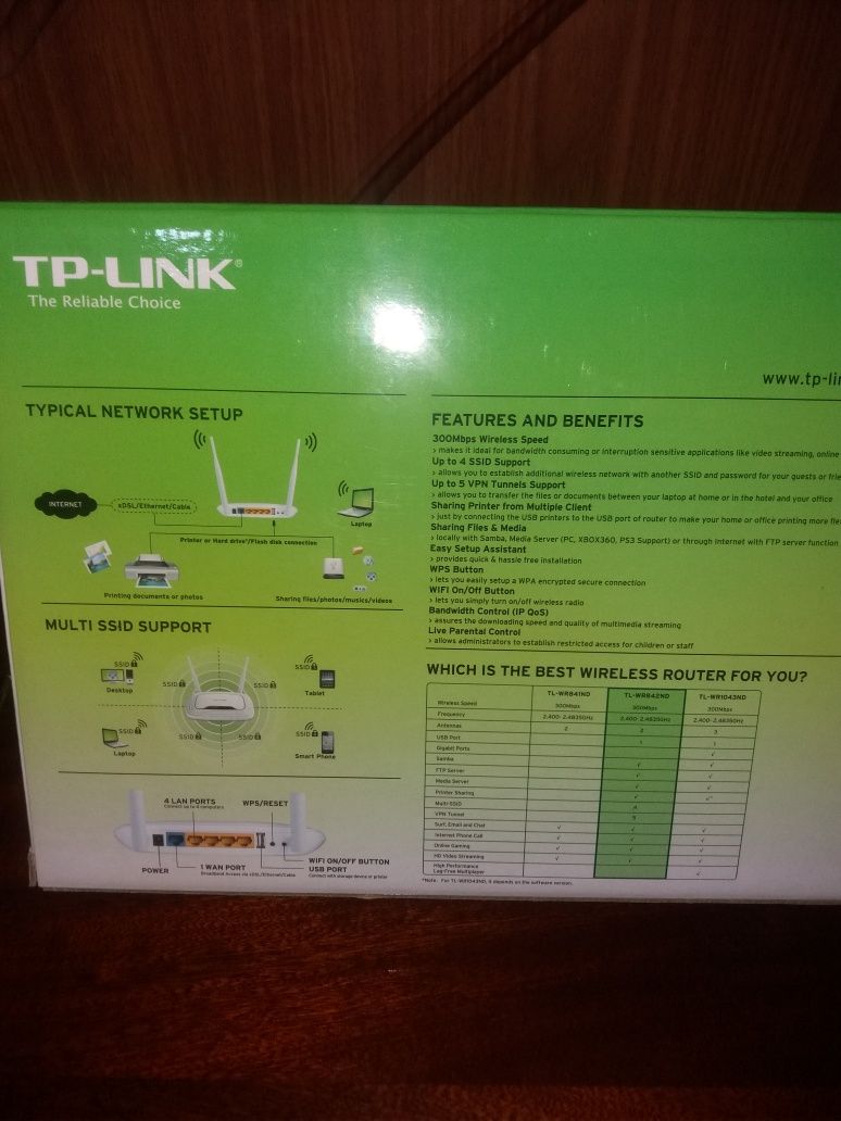 Продам роутер TL-WR842ND