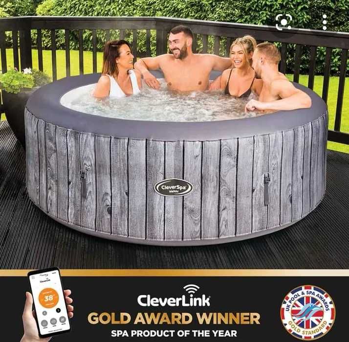 Duże jacuzzi ogrodowe dmuchane waikiki 6 osobowe 1,96 x 75cm