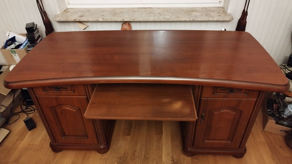 Biurko Black Red White meble stylizowane