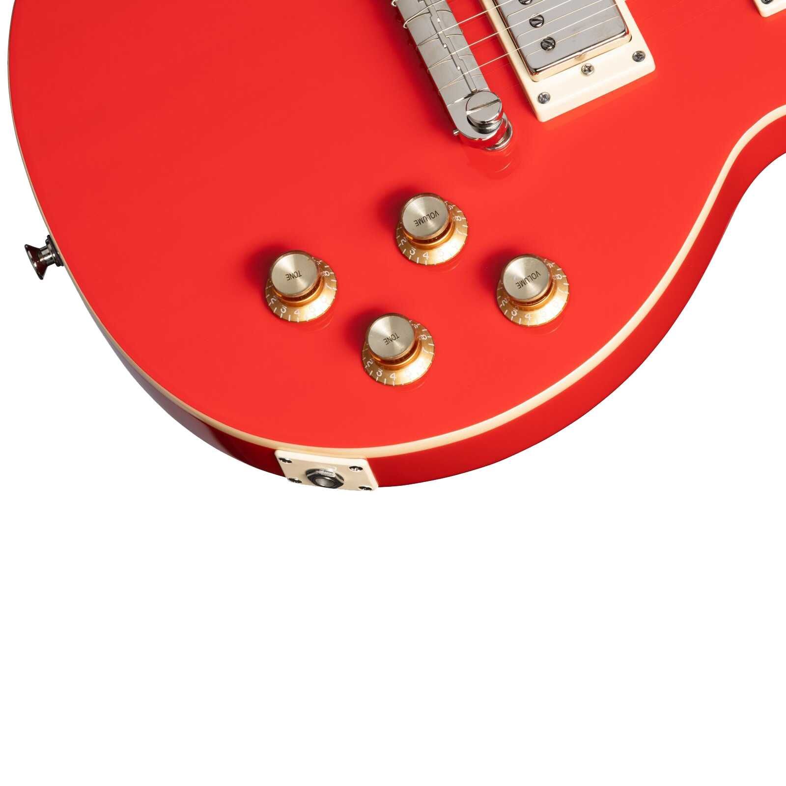 Gitara elektryczna Epiphone Les Paul Lava Red ZESTAW + Prezent