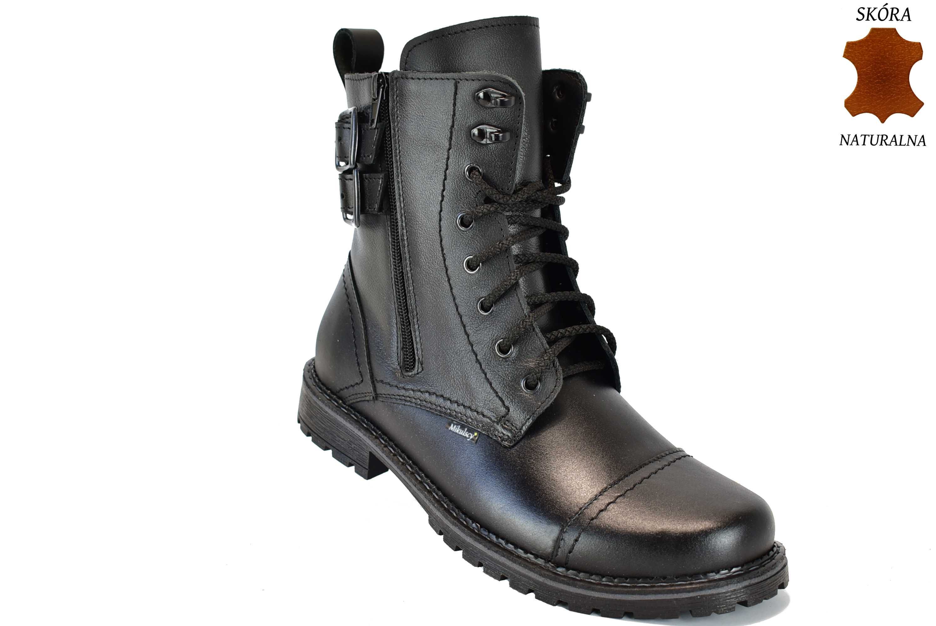 Buty Militarne Skóra Naturalna Produkt Polski