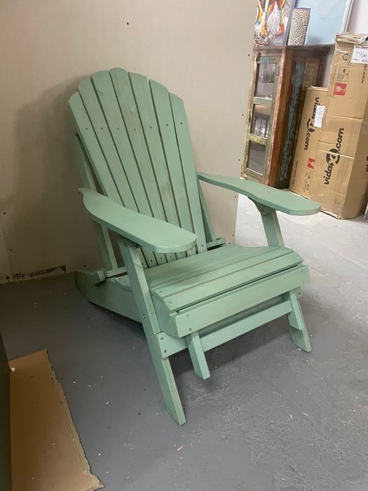 Krzesło leżak ogrodowe drewno Nowe