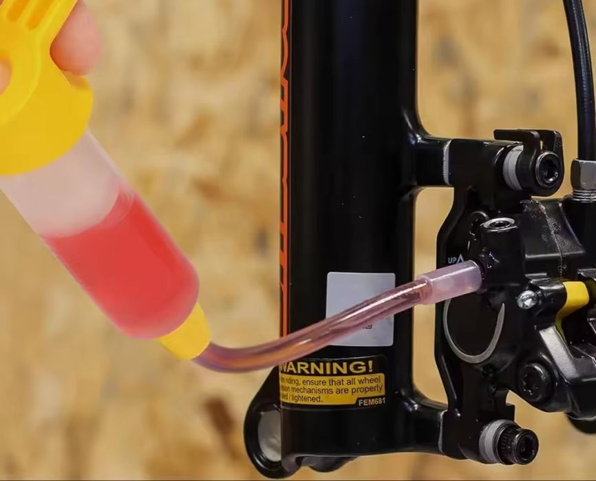 Набор для прокачки тормозов гальм велосипеда Shimano Шимано, Масло.